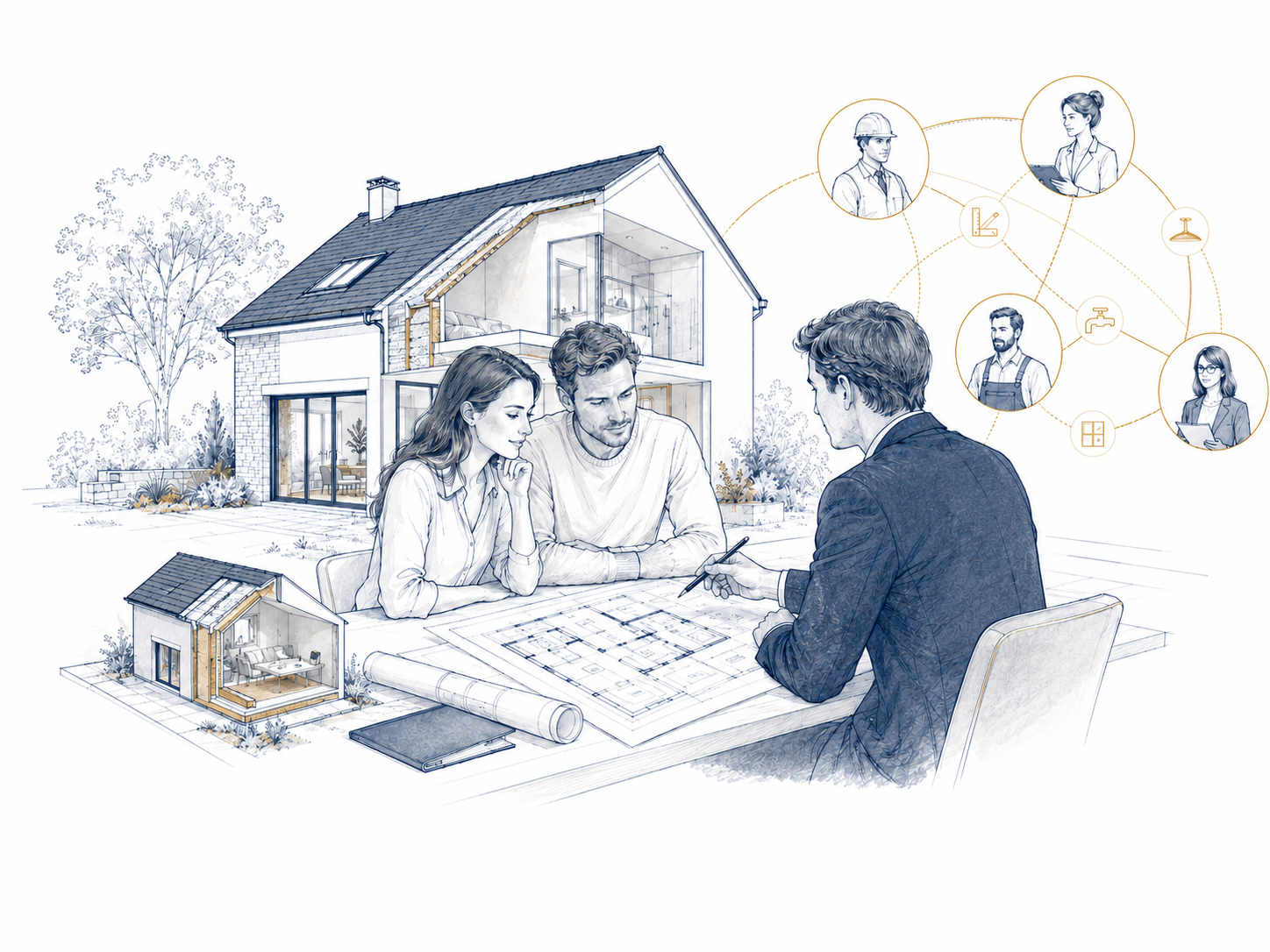 Illustration projet rénovation habitat